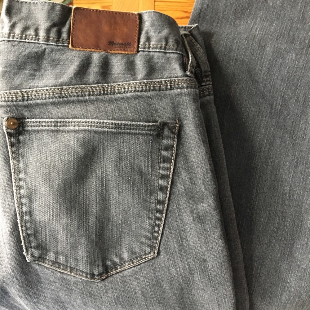 Madewell Bootlegger Dark Gray Jeans